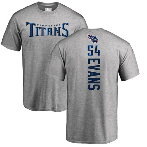 Tennessee Titans Men Ash Rashaan Evans Backer NFL Football #54 T Shirt->tennessee titans->NFL Jersey